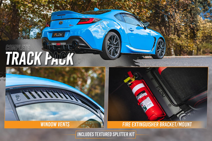 GR86 ZN8 Full Lip Splitter Set | Textured