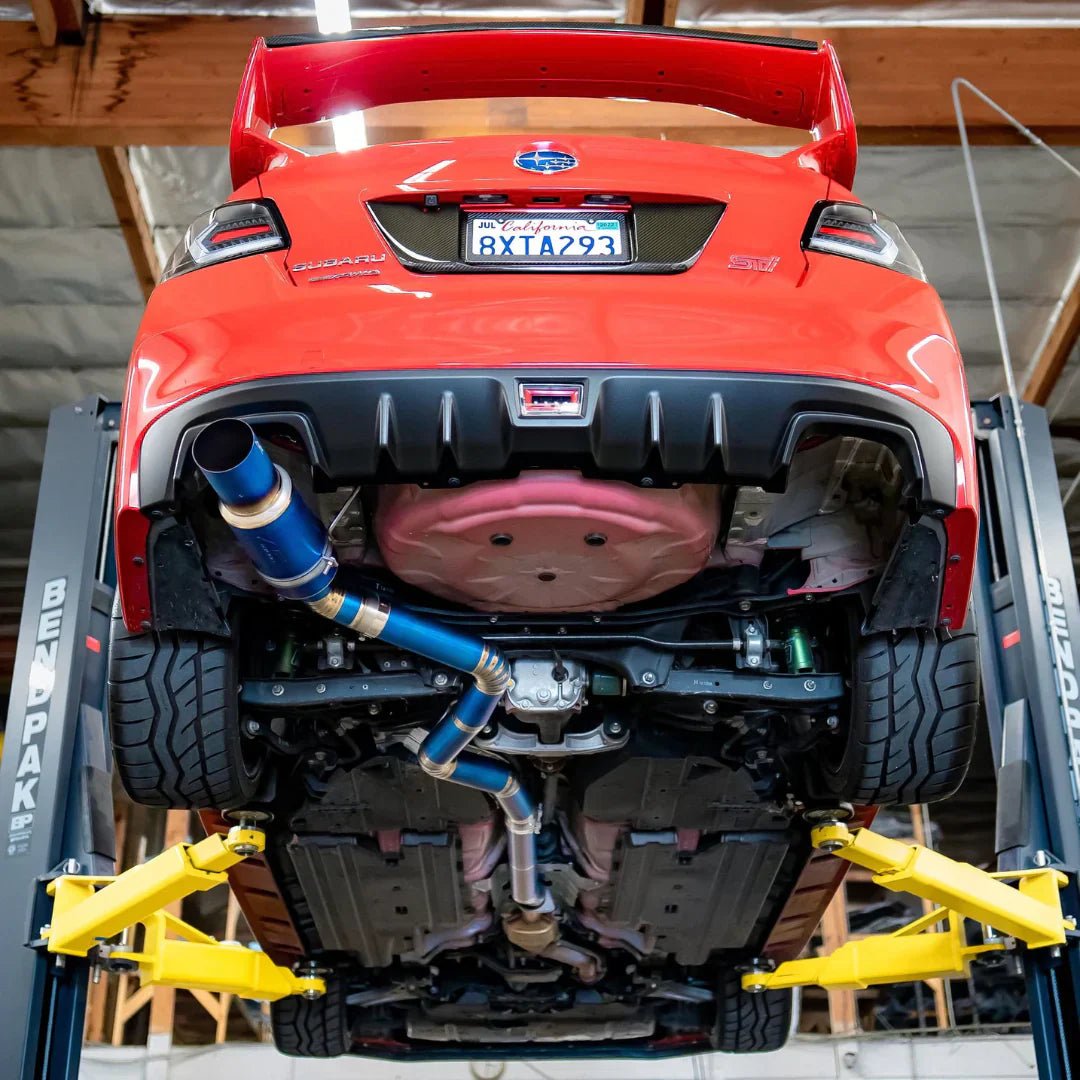 AFD Full Titanium Dual Exit 3" Cat Back Exhaust for Subaru WRX / STI (VA) 2015-2021