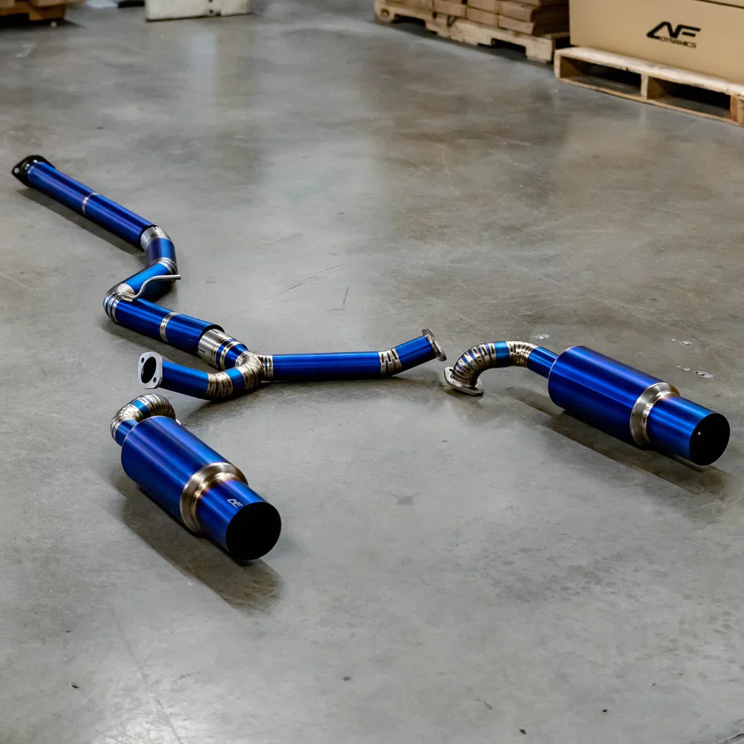 AFD Full Titanium Dual Exit 3" Cat Back Exhaust For Subaru WRX VB 2022-2025
