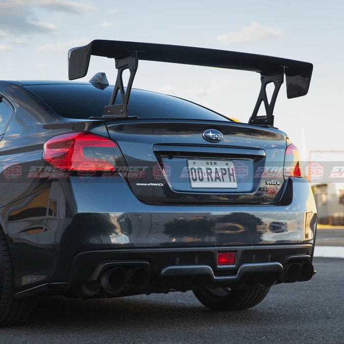 Wrx Spoiler Risers STREET ELEMENT VRS Euro-Spec GT-Wing Spoiler For 2015-2021 Subaru WRX ...