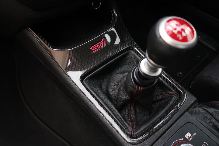Automodellista Shifter Trim for 2008-2014 Subaru WRX/STI G3 [Carbon Fibre]