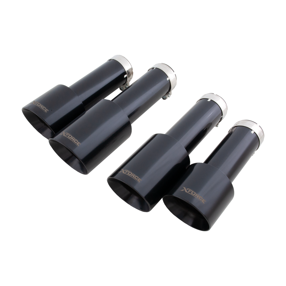 Xforce Audi S3 8V Sedan Black Exhaust Tips