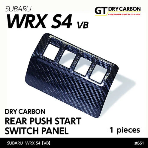 Automodellista Dry Carbon Fibre Switch Panel Cover for Subaru WRX VB/VN 2022+