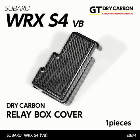 Automodellista Dry Carbon Fibre Engine Bay Relay Box Cover for Subaru WRX VB/VN 2022+