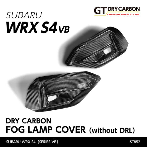 Axis Parts Dry Carbon Fibre Fog Light Bezel Covers for Subaru WRX VB 2022+