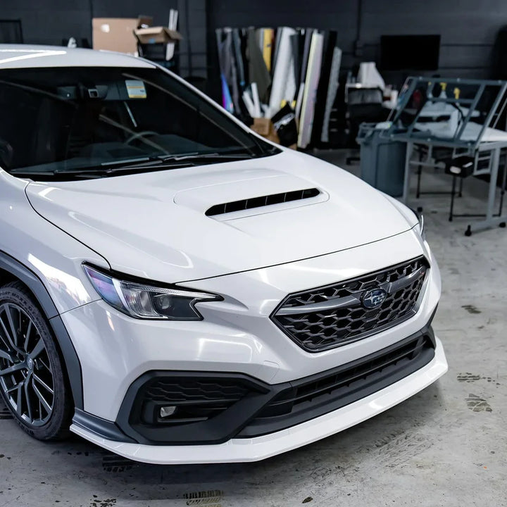 AEROFLOW DYNAMICS S-Spec V2 Front Lip/Under Spoiler (3-Piece) For 2022+ Subaru WRX VB [Paint Matched]