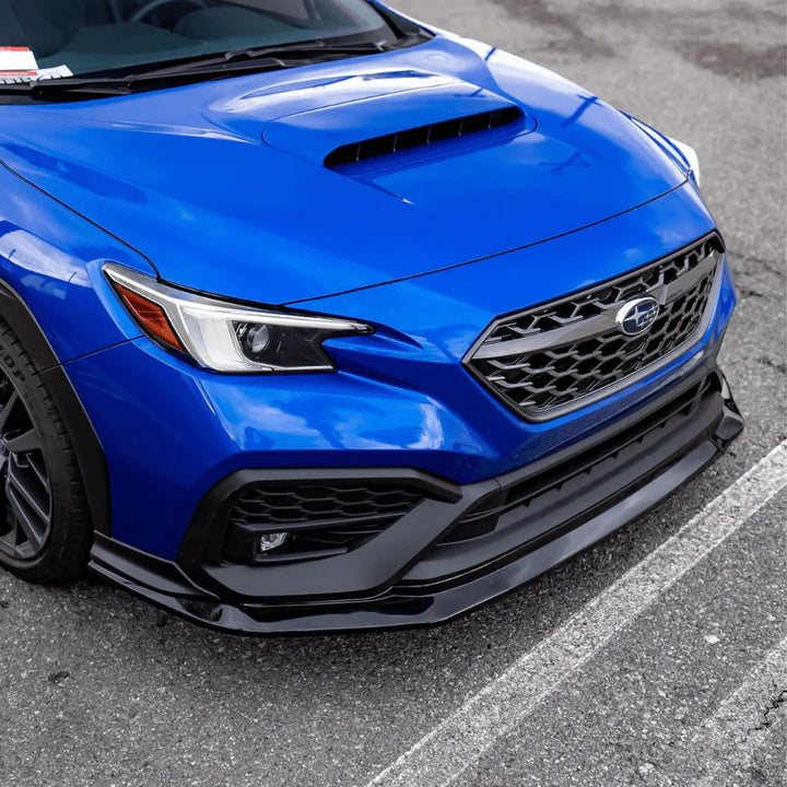 AEROFLOW DYNAMICS S-Spec V2 Front Lip/Under Spoiler (3-Piece) For 2022+ Subaru WRX VB [Paint Matched]