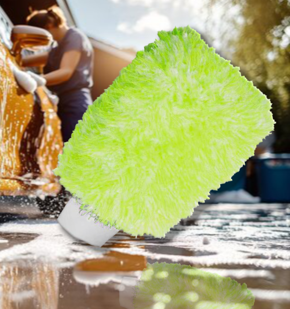 Envoke Deluxe Fluffy premium Microfibre Wash Mitt