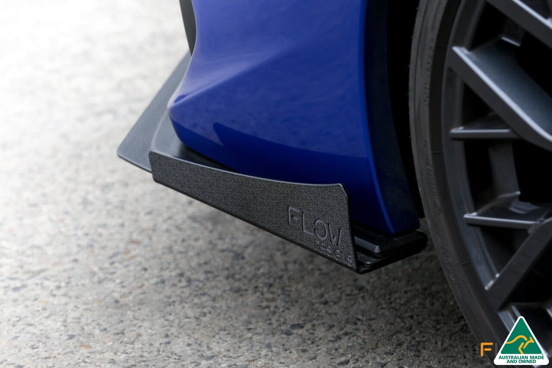 Subaru VA WRX & WRX STI Front Lip Splitter Winglets (B)