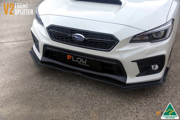 Flow Designs Front Lip Splitter For 2015-2021 VA WRX/STI