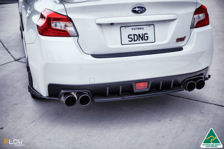 Flow Designs Rear Under Spoiler Extension For 2015-2021 VA WRX/STI