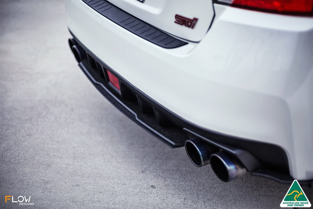 Flow Designs Rear Under Spoiler Extension For 2015-2021 VA WRX/STI