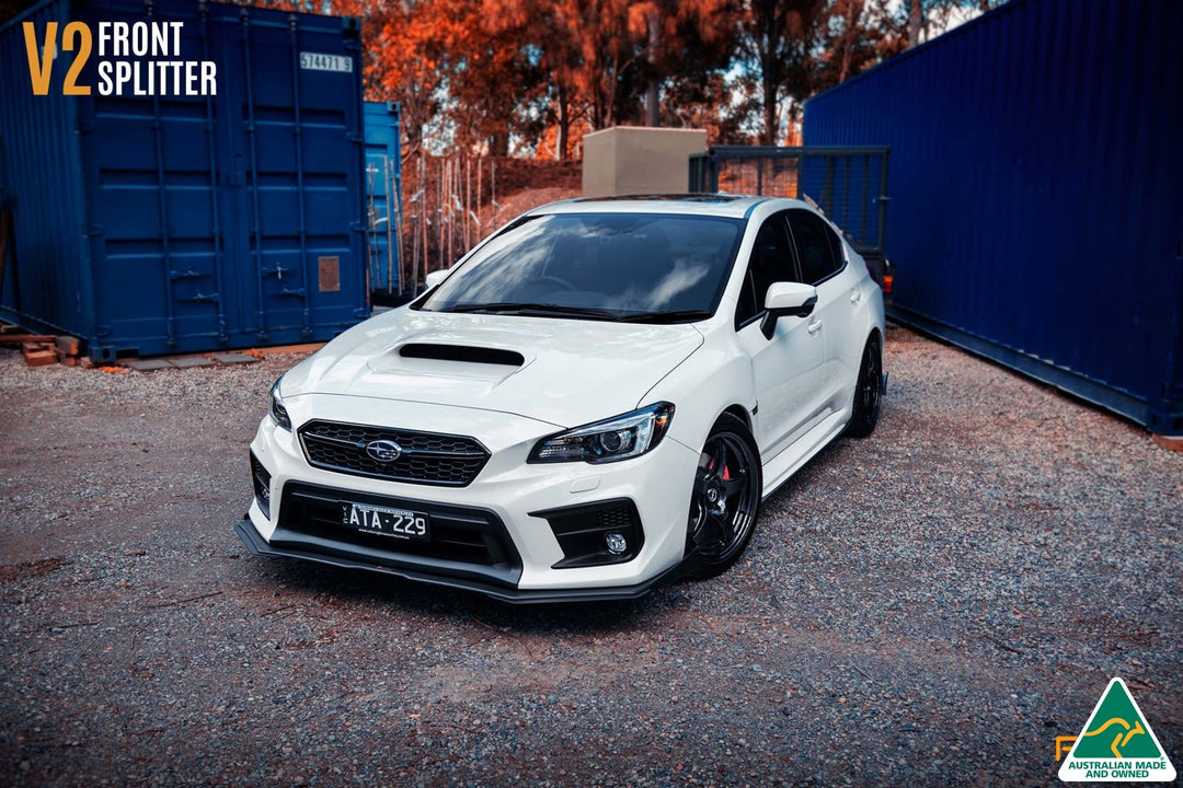 Flow Designs Front Lip Splitter For 2015-2021 VA WRX/STI