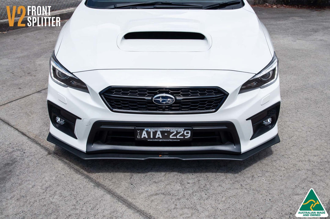 Flow Designs Front Lip Splitter For 2015-2021 VA WRX/STI