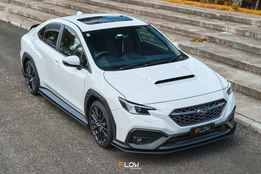 Flow Designs Front Lip Splitter For 2022+ VB WRX [TEXTURED]