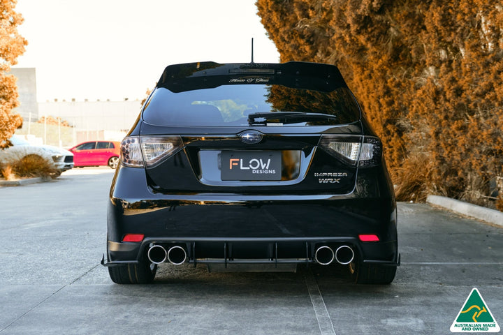 Flow Designs Flow-Lock Rear Diffuser For 2007-2010 Impreza G3 WRX/RS Hatch Narrow Body