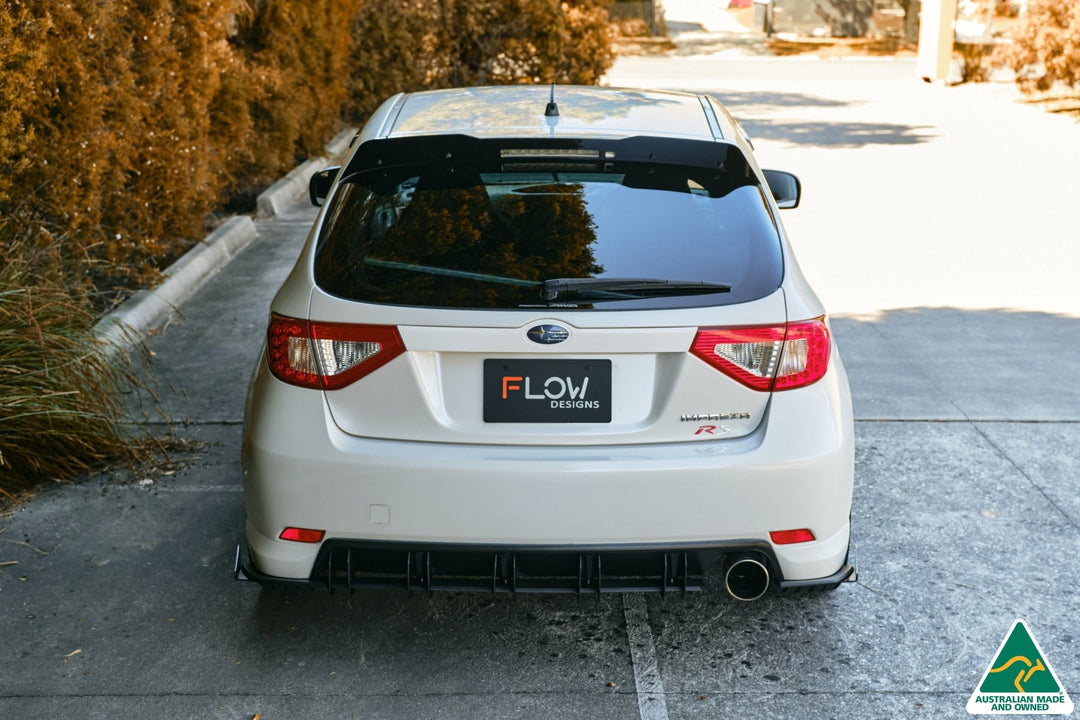 Flow Designs Flow-Lock Rear Diffuser For 2007-2010 Impreza G3 WRX/RS Hatch Narrow Body