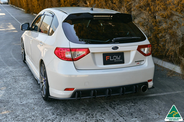 Flow Designs Flow-Lock Rear Diffuser For 2007-2010 Impreza G3 WRX/RS Hatch Narrow Body