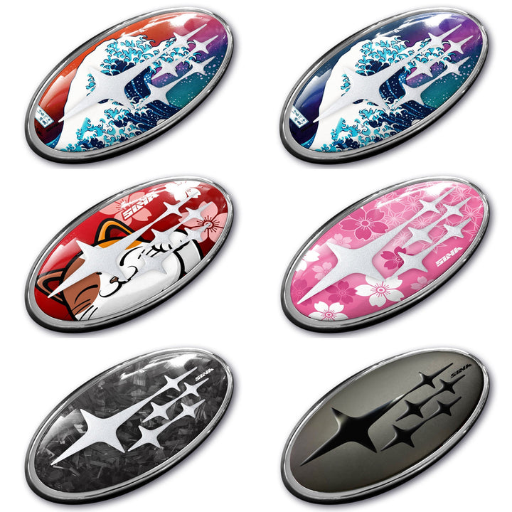 SUYA 3D Badge/Emblem Stickers (Summer '23 Collection) - Steering Wheel For Subaru BRZ/Levorg/WRX